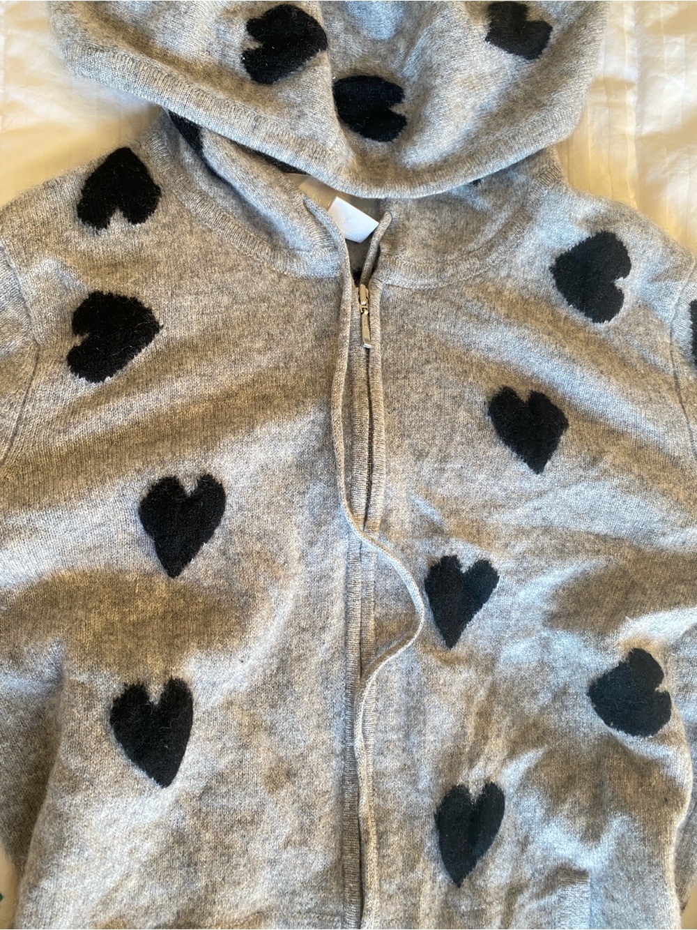 2 Ply Cashmere Zip Hoodie XS Gray Luxury Soft Knit Sweater Quiet Luxury
2 Ply C - Picture 7 of 7